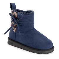 Muk Luks Womens Teenie Flat Heel Winter Boots