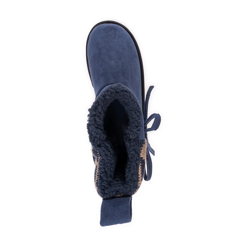 Muk Luks Womens Teenie Flat Heel Winter Boots