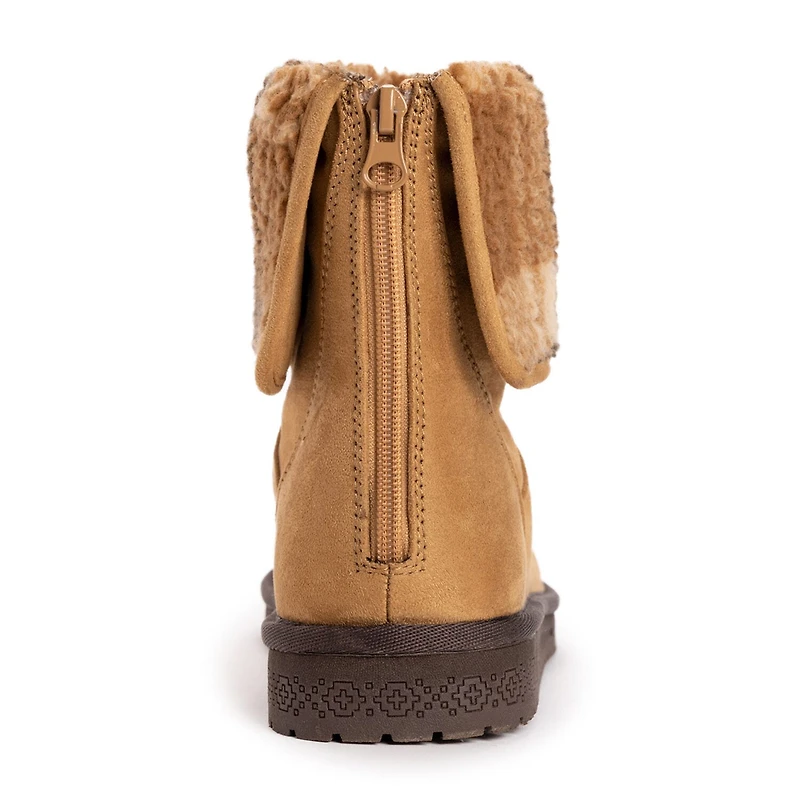 Muk Luks Womens Clover Flat Heel Winter Boots