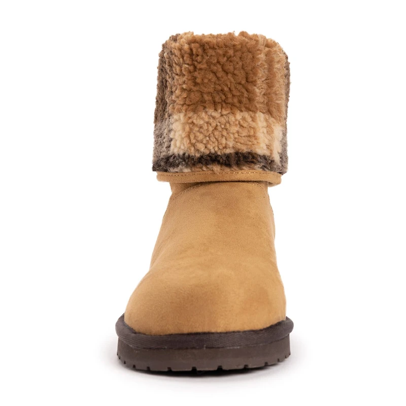 Muk Luks Womens Clover Flat Heel Winter Boots