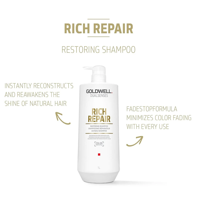 Goldwell Dualsenses Rich Repair Restoring Shampoo 33.8 oz.