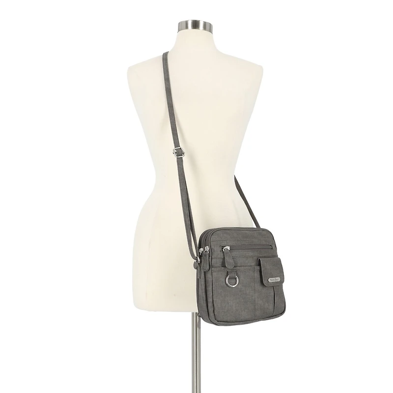 Multi Sac North/South Zip Around Crossbody Bag