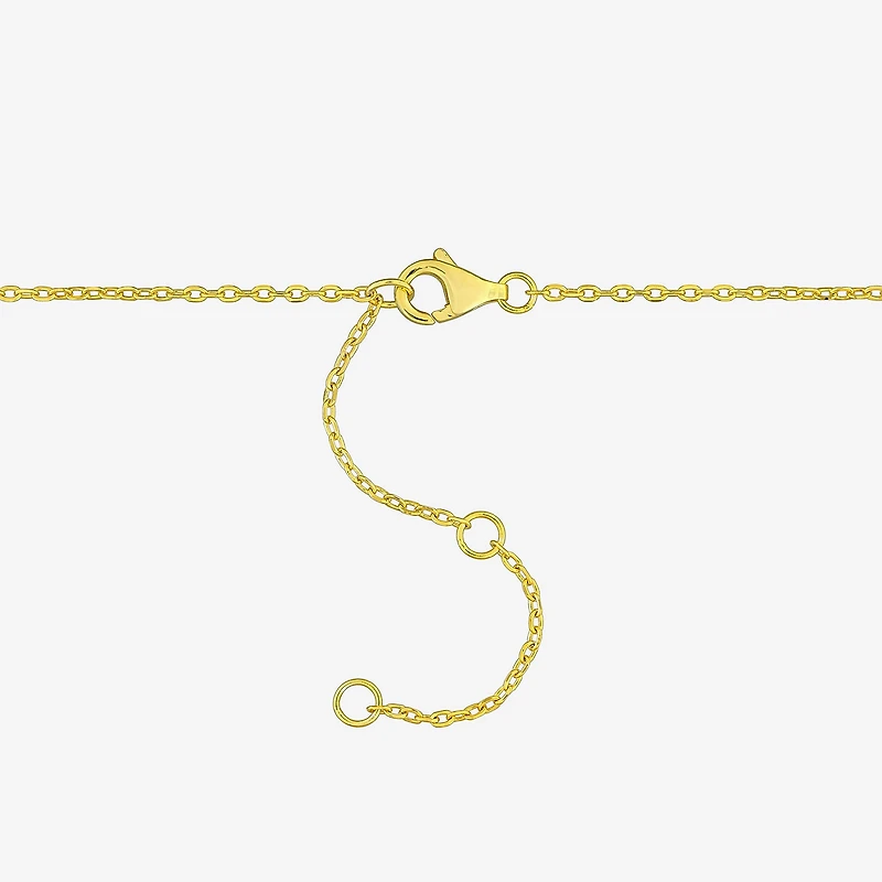Womens Genuine Green Peridot 18K Gold Over Silver Beaded Bracelet
