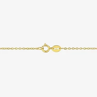 Womens Genuine Gemstone 18K Gold Over Silver Pendant Necklace