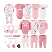 The Peanutshell Rainbow Safari Baby Girls 23-pc. Clothing Set