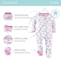 The Peanutshell Dino Baby Girls 3-pc. Animal Sleep and Play