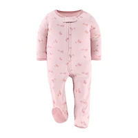 The Peanutshell Balletcore Baby Girls 3-pc. Bows Sleep and Play