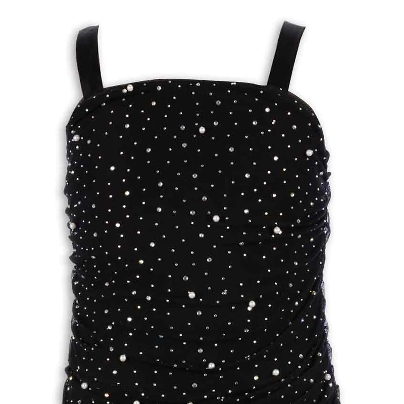 Speechless Big Kid Girls Embellished Sleeveless Midi Party Dress