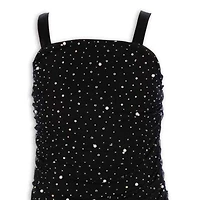 Speechless Big Kid Girls Embellished Sleeveless Midi Party Dress