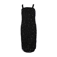 Speechless Big Kid Girls Embellished Sleeveless Midi Party Dress