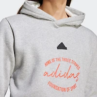 adidas Mens Long Sleeve Fleece Active Hoodie