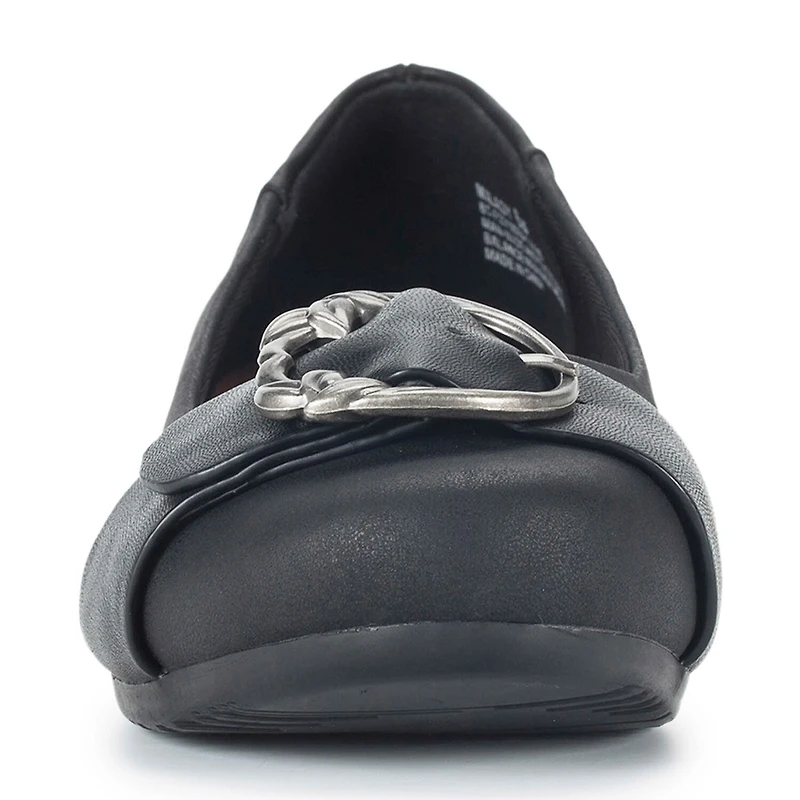 Baretraps Milady Womens Round Closed Toe Slip-On Shoe