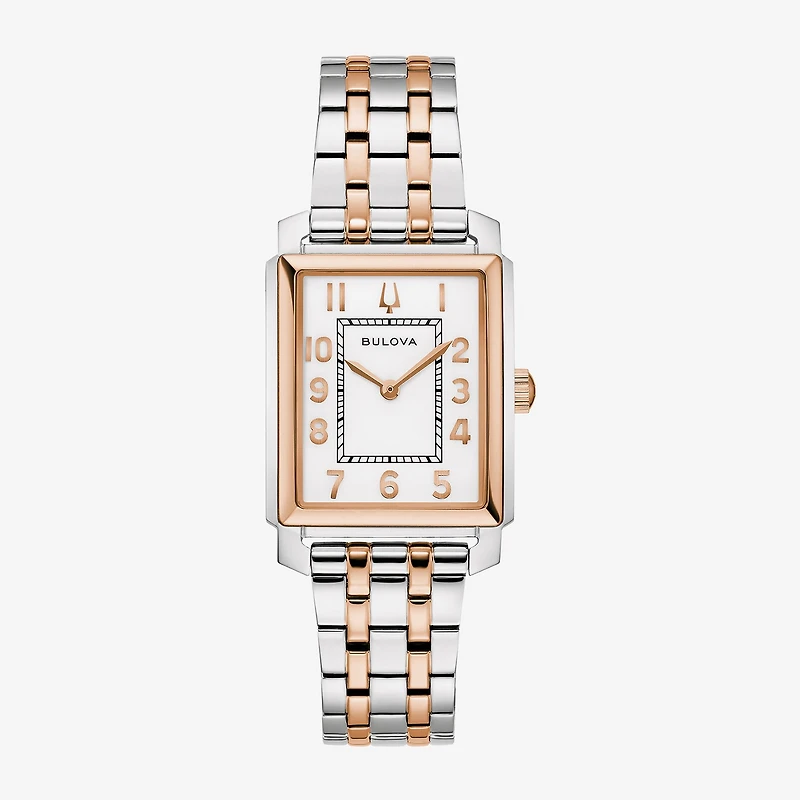 Bulova Sutton Womens Two Tone Stainless Steel Bracelet Watch 98l328