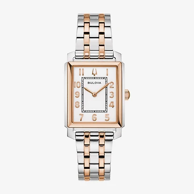 Bulova Sutton Womens Two Tone Stainless Steel Bracelet Watch 98l328