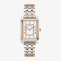 Bulova Sutton Womens Two Tone Stainless Steel Bracelet Watch 98l328