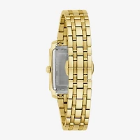 Bulova Sutton Womens Gold Tone Stainless Steel Bracelet Watch 97l186