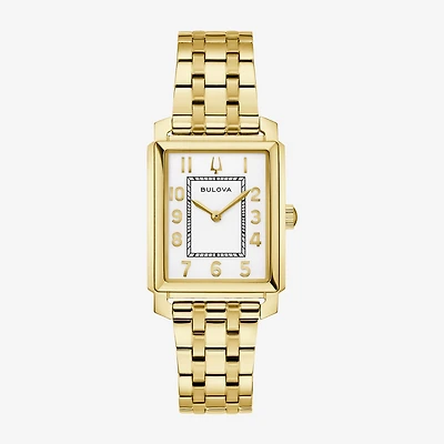 Bulova Sutton Womens Gold Tone Stainless Steel Bracelet Watch 97l186