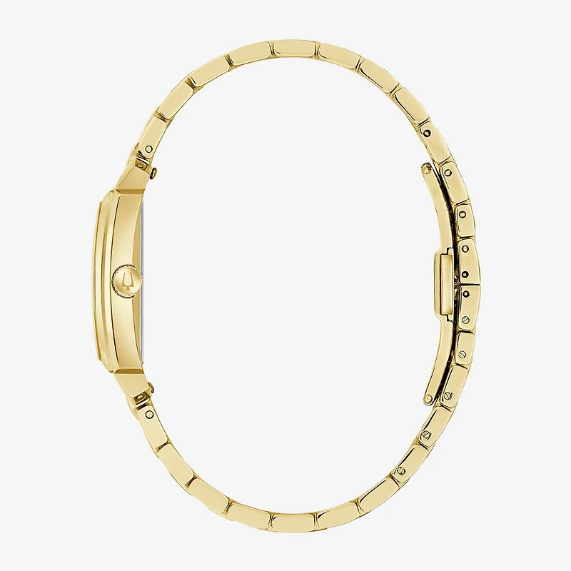 Bulova Sutton Womens Gold Tone Stainless Steel Bracelet Watch 97l186