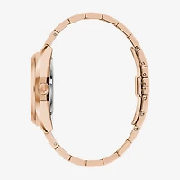 Bulova Surveyor Mens Automatic Rose Goldtone Stainless Steel Bracelet Watch 97b234