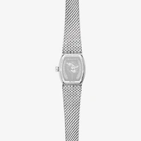 Bulova Goddess Of Time Womens Silver Tone Stainless Steel Bracelet Watch 96l343