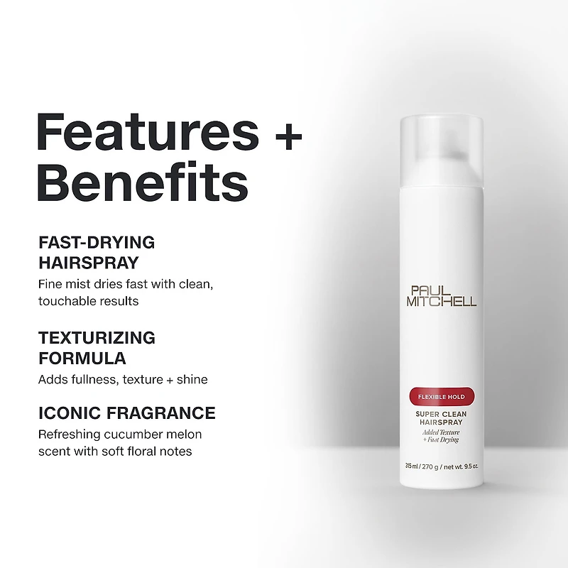 Paul Mitchell Super Clean Hair Spray 9.5 oz.
