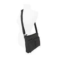 Bueno of California North South Zip Washed Crossbody Bag