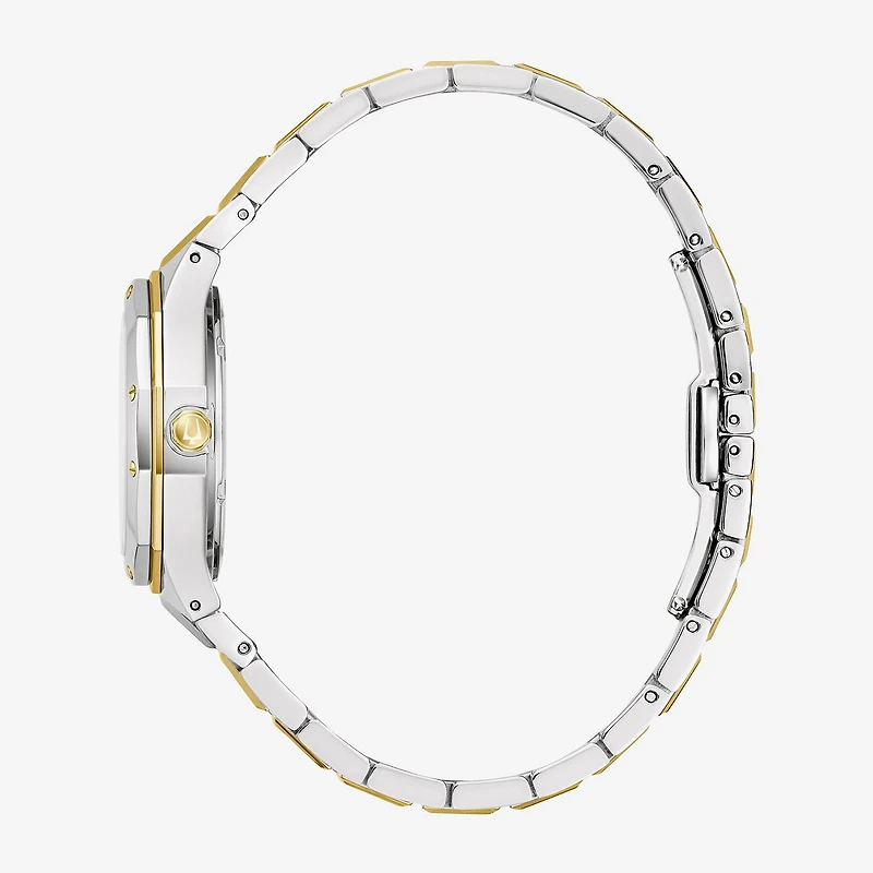 Bulova Prestige\N Womens Two Tone Stainless Steel Bracelet Watch 98p234
