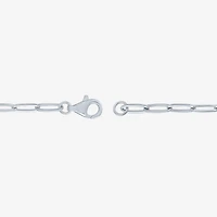 Gemstone Sterling Silver 18 Inch Tennis Necklace