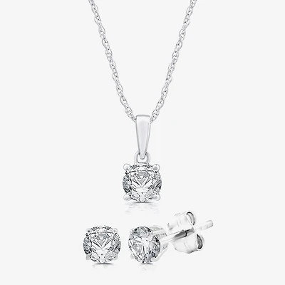 ( G/SI1-SI2 ) 2 CT. T.W. Lab-Grown Diamond Sterling Silver or 14K Gold over  2-pc. Jewelry Set