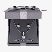 ( G/SI1-SI2 ) 2 CT. T.W. Lab-Grown Diamond Sterling Silver or 14K Gold over  2-pc. Jewelry Set
