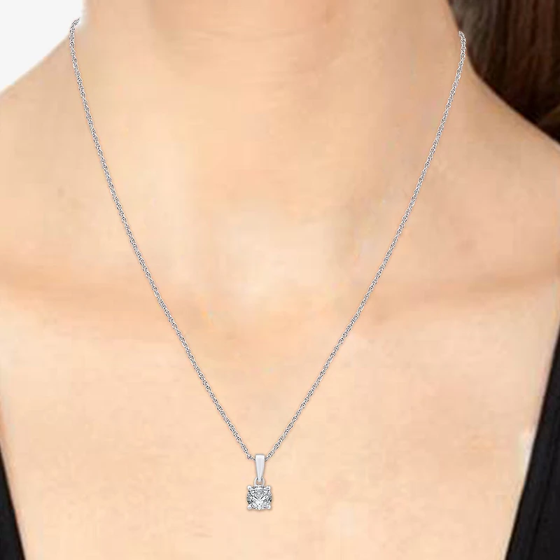 ( G/SI1-SI2 ) 2 CT. T.W. Lab-Grown Diamond Sterling Silver or 14K Gold over 2-pc. Jewelry Set