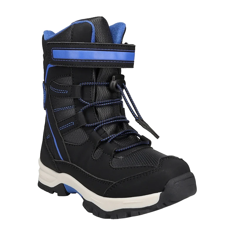 Totes Big Kid Boys Sage Waterproof Insulated Flat Heel Winter Boots