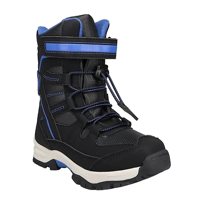 Totes Big Kid Boys Sage Waterproof Insulated Flat Heel Winter Boots