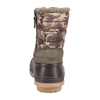 Totes Big Kid Boys Cypress Waterproof Insulated Flat Heel Winter Boots