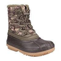 Totes Big Kid Boys Cypress Waterproof Insulated Flat Heel Winter Boots