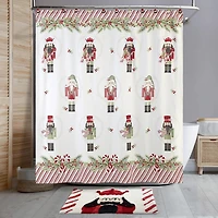 Avanti Peppermint Nutcracker Shower Curtain