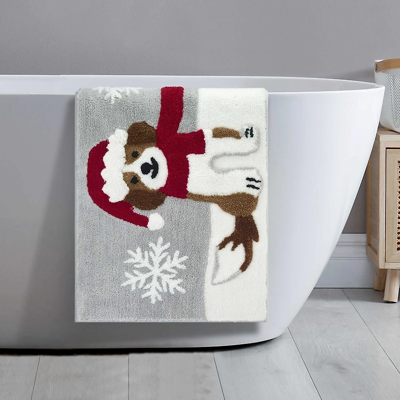 Avanti Puppy Santa Bath Rug