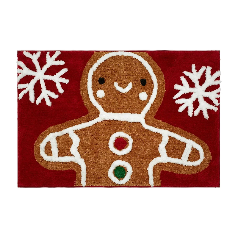 Avanti Gingerbread Man Bath Rug