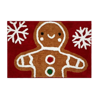 Avanti Gingerbread Man Bath Rug