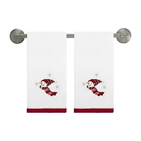 Avanti Holiday Cheer 2-pc. Embellished Fingertip Towel