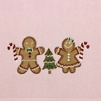 Avanti Gingerbread People 2-pc. Embellished Hand Towel