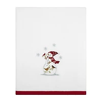 Avanti Cheer Embellished Holiday Bath Towel
