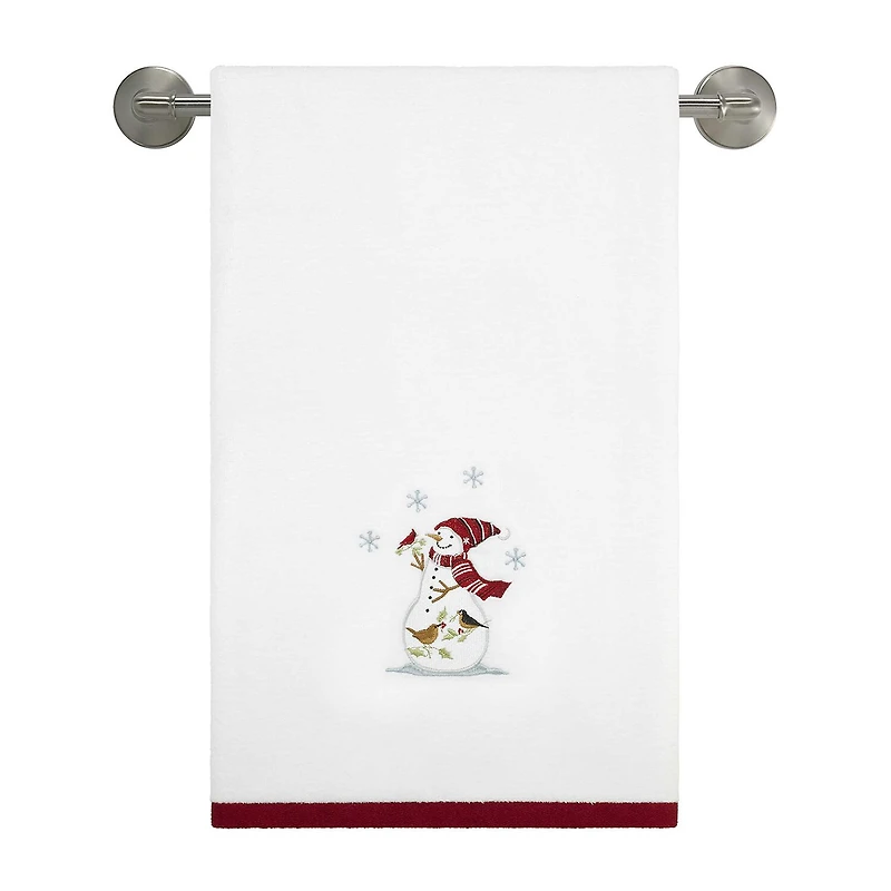 Avanti Cheer Embellished Holiday Bath Towel
