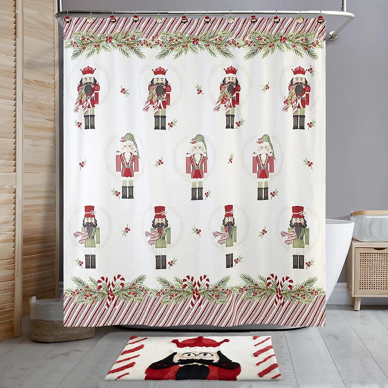 Avanti Peppermint Nutcracker Bath Rug