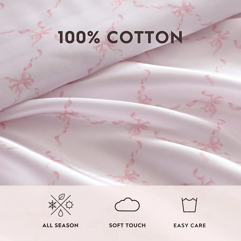 Laura Ashley Bow Ribbon Sheet Set