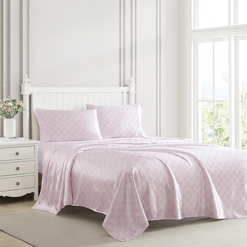 Laura Ashley Bow Ribbon Sheet Set