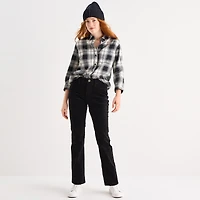 St. John's Bay Womens Tall Mid Rise Straight Corduroy Pant