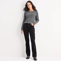 St. John's Bay Womens Tall Mid Rise Bootcut Corduroy Pant