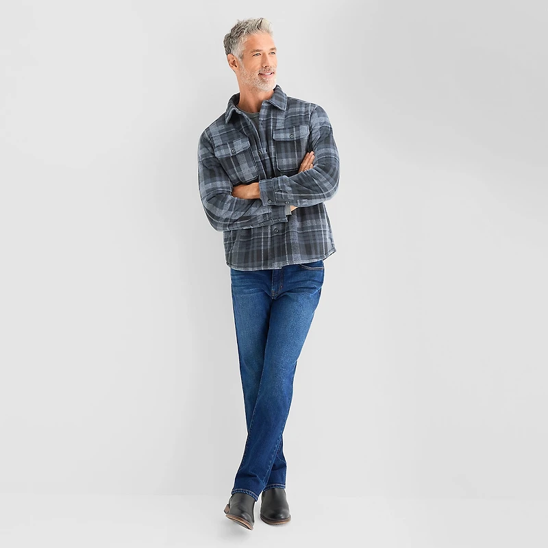 Free Country Mens Fleece Lightweight Jacket