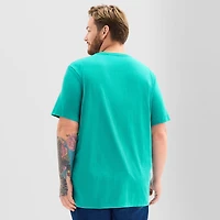 St. John's Bay Super Soft Mens Crew Neck Short Sleeve Big and Tall T-Shirt